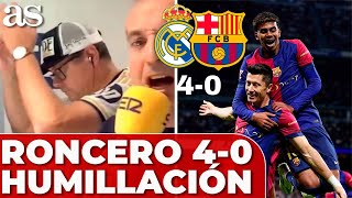 El CALVARIO de RONCERO en el REAL MADRID - BARCELONA (0-4): SUFRIMIENTO TOTAL | REACCIÓN RONCERO