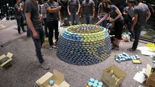 Aercoustics Canstruction Timelapse 2018