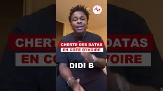 Didi B s'exprime sur la Cherté des datas en Côte d'Ivoire