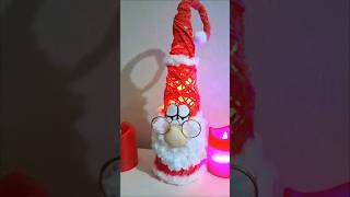 Christmas Crafts🎄A Gnome made of tread with his own hands.Christmas Gnome DIY