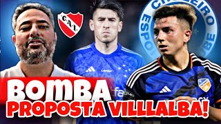 ✅🔥BOMBA: VILLALBA COMPRADO PELO CRUZEIRO! BARREAL VOLTA A TONA E MAIS