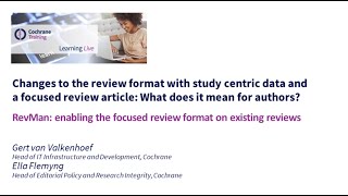 RevMan: enabling the focused review format on existing reviews