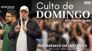 Culto de Domingo - 19h - 10/09/2023