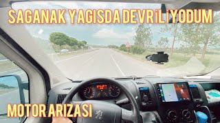 YOLDA DEVRİLİYODUM!! MOTOR ARIZA YAPTI #pov #vlog