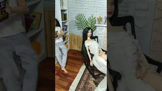 Diorama fire place for Barbie doll house