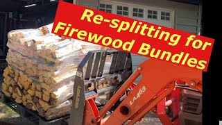 Re-splitting bundle wood #60