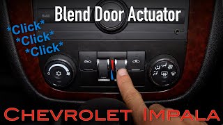 Blend Door Actuator Replacement | Chevrolet Impala