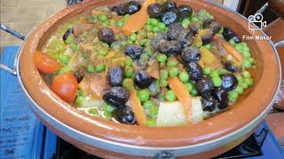 Vegetable tagine  , طاجين بالخضارعلى طريقتي