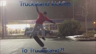 HAVE YOU SEEN THIS! Truckstand kickflip back to truckstand!