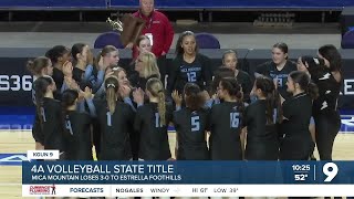 Mica Mountain Volleyball falls to Estrella Foothills in 4A State Title game