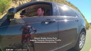 Near Miss Collision Jogger:Motorists:Cyclist MDSP 6:23:18