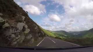 GoPro Hero4 - Dash Cam - A Day  Road Trip in Wales