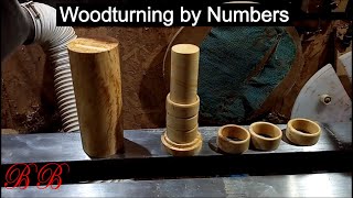 Turning Napkin Rings and a Case from Malaysian Acacia Sapwood