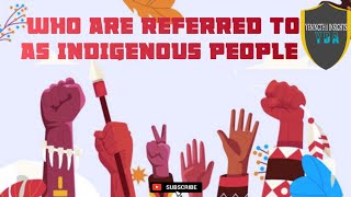 Understanding _The _Term_ Indigenous