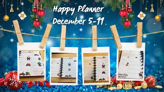 December 5-11 Plan With Me//Happy Planner//Planmas