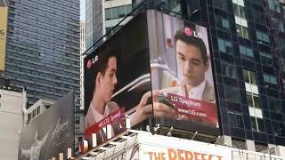 LG Billboard commericals New York, Times Square 2013