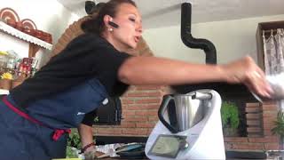 Magdalena con copete en Thermomix