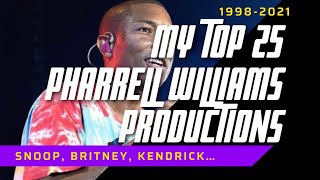 My Top 25 Pharrell Williams Productions