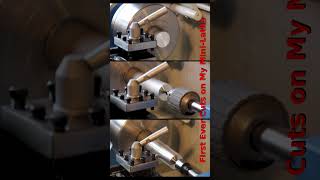 Firsts Ever Cuts Using a Chinese Mini Lathe #minilathe #turning