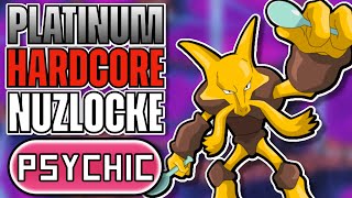 Pokemon Platinum Hardcore Nuzlocke - PSYCHIC Type Pokémon Only! (No items, No overleveling)