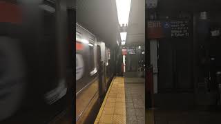 MTA subway: R62 3 Train at Fulton Street