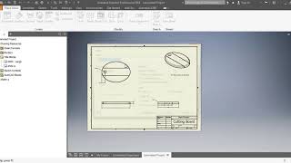 Inventor Laminated Project   Printing a Working Drawing