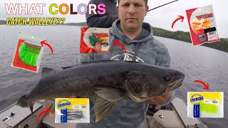 What COLORS Catch Walleye??