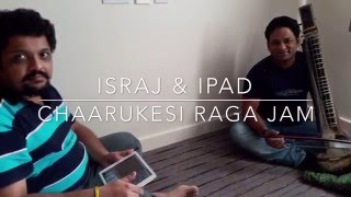 iPad & Israj Jugalbandhi - Charukesi raag || Navneeth Sundar || Arshad Khan