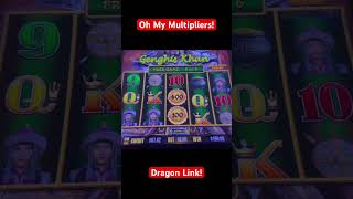 Dragon Link Bonus! Multipliers for the win! #shorts #slots #gambling