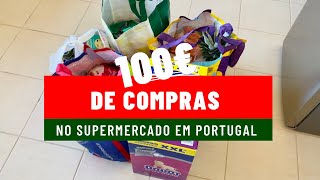 Tudo o que eu Comprei com 100€ no Supermercado em Portugal