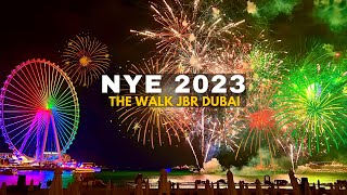 Dubai's New Year 2023 Fireworks at The WALK Jumeirah Beach Residence