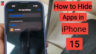 Hide Apps in iPhone 15 after iOS 18 update | How to Hide Apps in iPhone