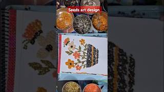 Attractive Pulses Grains Art And Craft Ideas | Pulses Craft | Grains craft | Craft#shorts#viralvideo