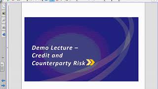 FRM Part 2 – Counterparty Credit Risk – Mr. Kenneth Leung, M.Sc., FRM, CFA, ACCA, FCCA