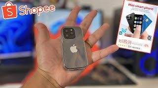 MENOR IPHONE DO MUNDO - i14 DA SHOPEE