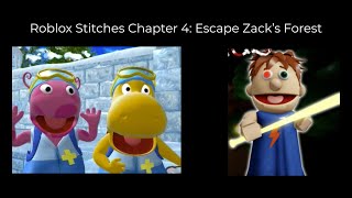 AAAAH!!! THE EVIL CAMPER: ZACK! Roblox Stitches Chapter 4: Escape Zack’s Forest