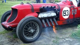 Big AERO ENGINED CARS REVIVAL Cold Starting Up Running and Review