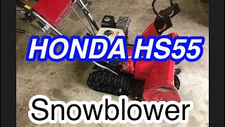 MY NEW VINTAGE HONDA HS55 clean up