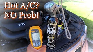 Car AC Blowing Hot Air? Quick First Steps & How to use A/C Pro Recharge