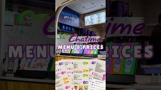 Chatime Milk Tea Menu Prices List #eat #yummy #food #fyp #shorts #feeds #price #list