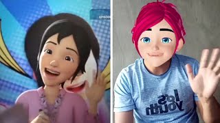 tiru aksi Upin Ipin,kak Ros jadi pelukis terkenal, sakura school simulator