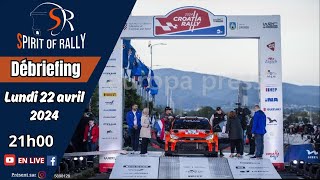 Débriefing des rallyes de Croatie et du Rhône Charbonnière