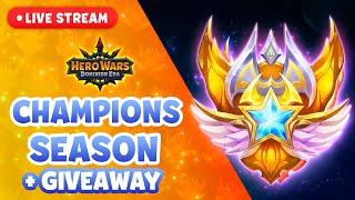 Champions Season and Golden Tickets Giveaway LIVE STREAM! | Hero Wars