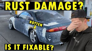 Finding RUST Damage On My S14 *QUICK REPAIR*