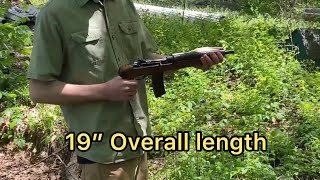 Shooting my M1 Carbine Pistol, A legal Short Barreled Rifle???