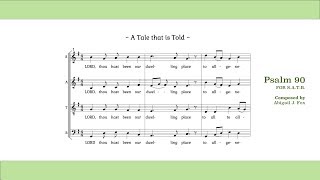 "Psalm 90: A Tale that is Told" - Music by Abigail J. Fox