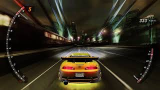 NFS Underground 2: Bayview Bridge in 20.34 with Toyota Supra 392 kW\561 Nm