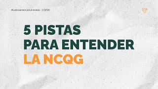 ¿Nueva Meta de Financiamiento Climático? 5 pistas para entender la NCQG en la COP29