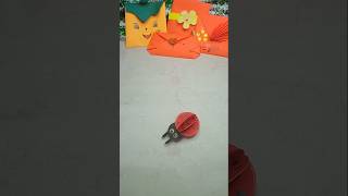 How to make paper craft ladybug #craft #easy #paper #subscribe #shorts #youtubeshorts #ytshorts #yt