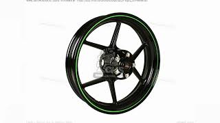 41073-0084-19K wheel-assy,fr,black/g Kawasaki NINJA